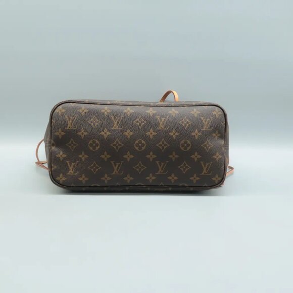 100% Authentic Louis Vuitton Neverfull MM Brown W/P Monogram Canvas Shoulder Bag - Picture 7 of 12